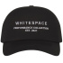 Whitespace Dad Hat (Schwarz)