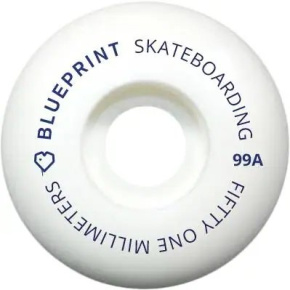 Blueprint Mini Heart Rollen für Skateboard 4-Set (51mm|Weiß) Blueprint Mini Heart Rollen für Skateboard 4-Set (51mm|Weiß)