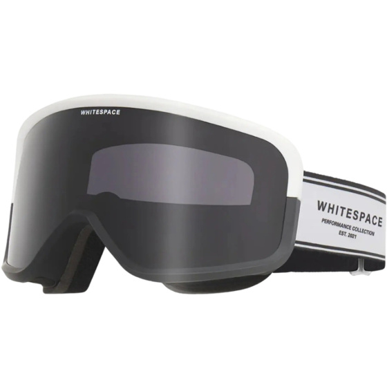 Whitespace Dual Tone Skibrille (Weiß/Schwarz/Rauchglas)