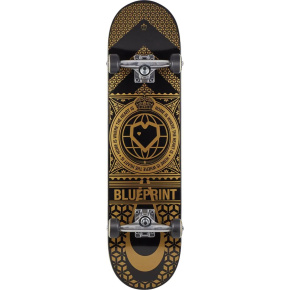 Skateboard Blaupause Zuhause Herz 8.125" gold Skateboard Blaupause Zuhause Herz 8.125" gold