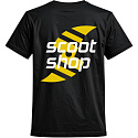 Scootshop Logo T-Shirt schwarz
