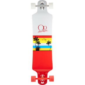 Longboard Ocean Pacific Double Drop Sunset 39" Rot