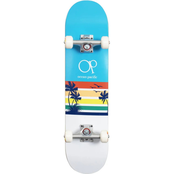 Ocean Pacific Sunset Skateboard Komplett (7.25"|Blau)