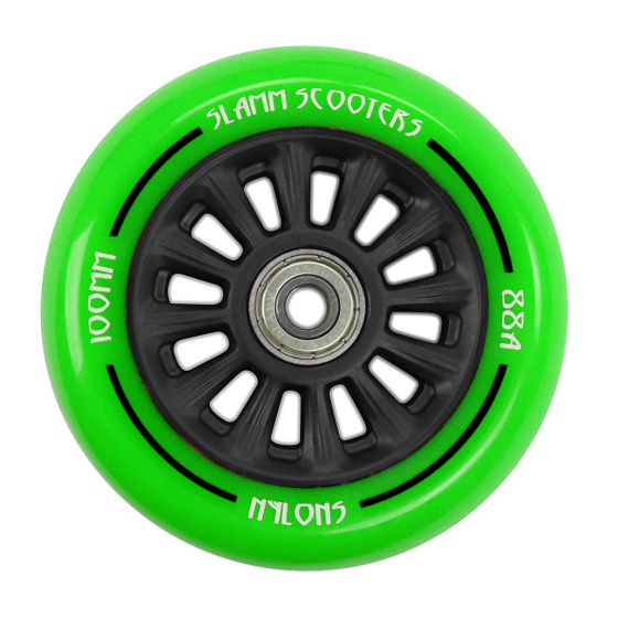 Slamm Nylon Rad 100mm Grün