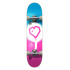 Blueprint Spray Heart V2 Skateboard Komplett (7.25"|Rosa/Weiß/Blau)