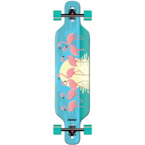 Madrid Drop-Thru Komplett-Longboard (40"|Flamingos)