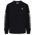 Whitespace Block Langarmshirt (M|Schwarz)