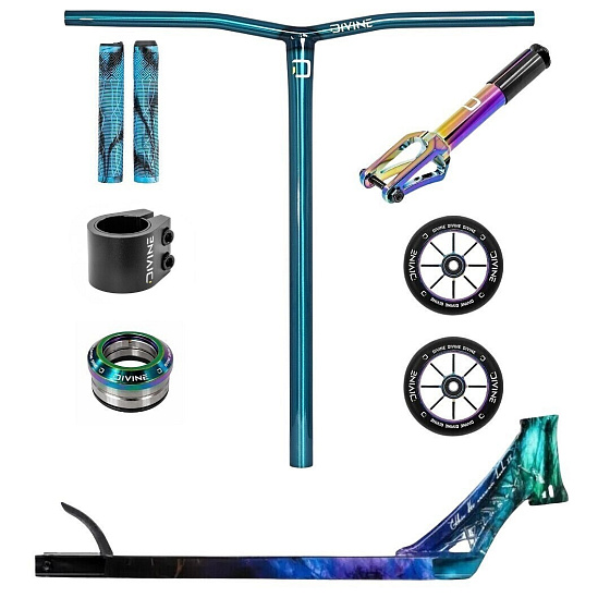 Freestyle-Scooter Custom Ethic × Divine Erawan V2 Blue Iridium