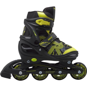 Roces Jokey 3.0 Kinder Inlineskates (Schwarz/Limette|38-41)