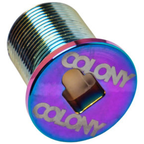Colony BMX Gabel Top Cap Schraube (Rainbow Anodise|M25)