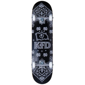 KFD Bandana Skateboard Komplett (7.75"|Schwarz)