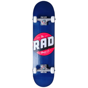 RAD Logo Progressive Complete Skateboard (8"|Navy) RAD Logo Progressive Complete Skateboard (8"|Navy)