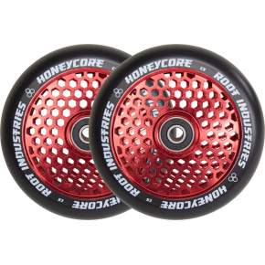 Root Industries Honeycore Rollen schwarz 120mm 2 Stück rot