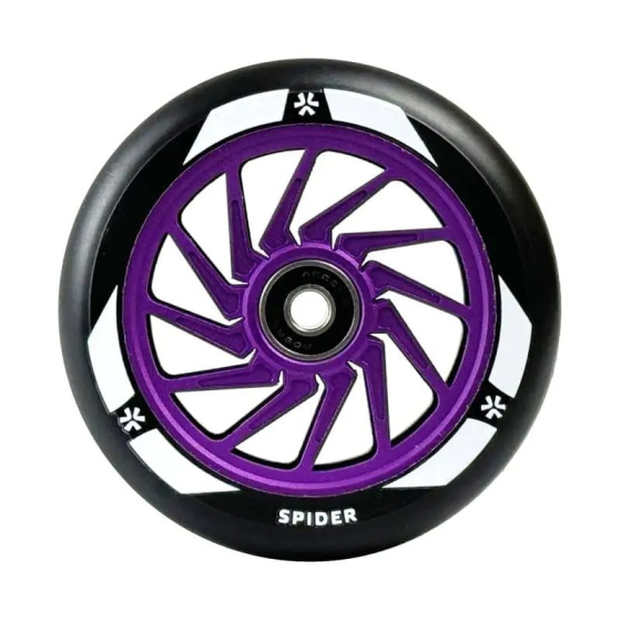 Union Spider Rad 110mm Schwarz/Lila