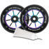 Set 2 Stück Divine 120 mm Spoked Rollen Neochrome + Divine Öl für Lager