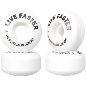Killer Team Classics Live Faster 99A Kolečka pro skateboard 4-So (52mm|Bílá)
