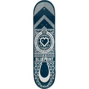 Blueprint Home Heart Skateboard Deck (8"|Blau) Blueprint Home Heart Skateboard Deck (8"|Blau)