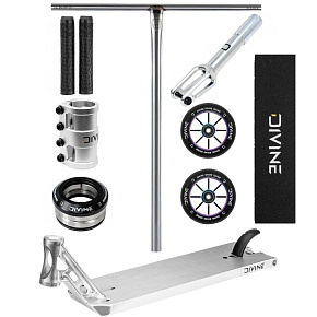 Stunt-Scooter Custom Divine Street 6" silber