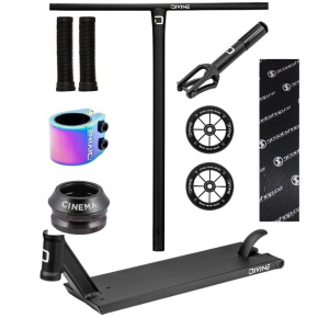 Freestyle-Scooter Custom Divine Street 6" 560 mm Schwarz