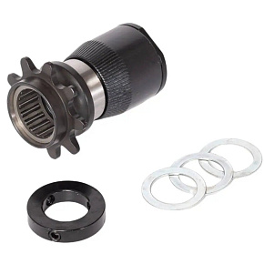 Wethepeople Helix BMX 9T Teile für Freestyle Fahrrad (Schwarz|Rechtsantrieb)