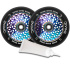 Set 2 Stück Divine 110 mm Light Core Neochrome Rollen + Divine Öl für Lager