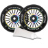 Set 2 Stück Divine 110 mm Turbo Neochrome Rollen + Divine Öl für Lager