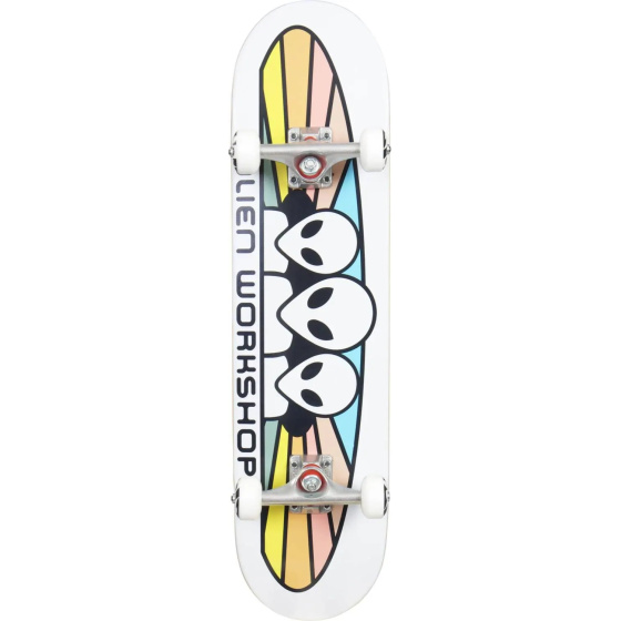 Alien Workshop Spectrum Skateboard (7.75"|Weiß/Rot/Gelb)