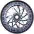 Striker Zenue Series Black 110mm Chrome Rad