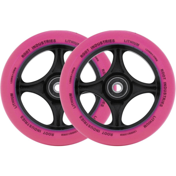 Root Lithium Rollen 120x30mm Rosa 2 Stück
