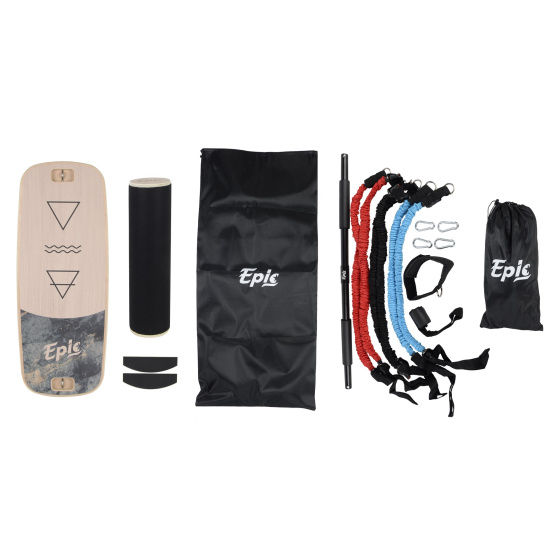Multifunktionales Balance-Board Epicstar Wood Marble
