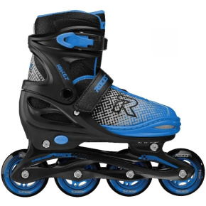 Roces Jokey X Inlineskates Kinder (Schwarz/Blau|34-37)