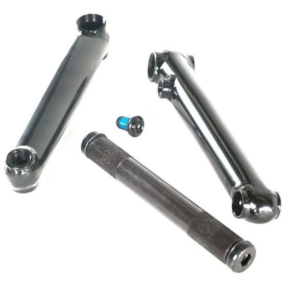 Family Tubular 3-teilige 48-Spline BMX-Kurbeln (170mm | Schwarz)