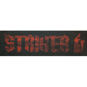 Griptape Striker Logo rot/schwarz