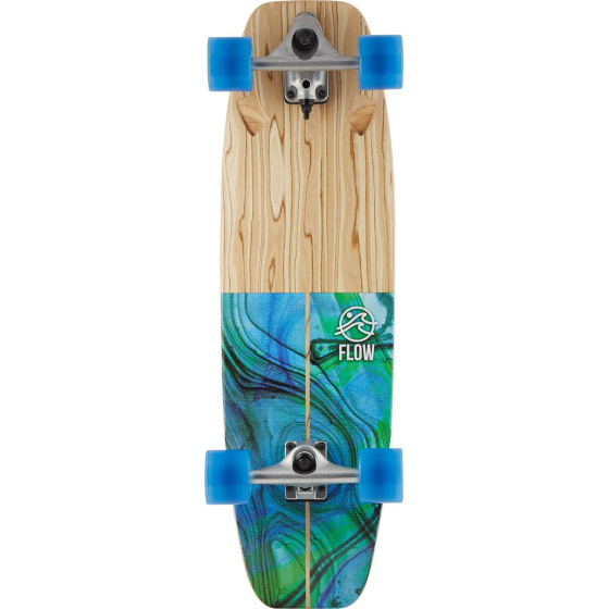 Surfskate Flow Wedge 32" Blau