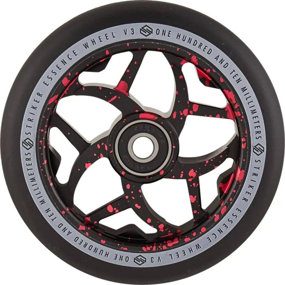 Striker Essence V3 Rad Schwarz 110mm Schwarz/Rot