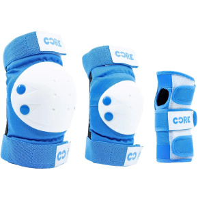 CORE Junior Skate Chrániče 3-balení (XS|Modrá)