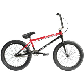 Division Brookside 20" 2021 Freestyle BMX Fahrrad (20.5" | Schwarz/Rot Verlauf)