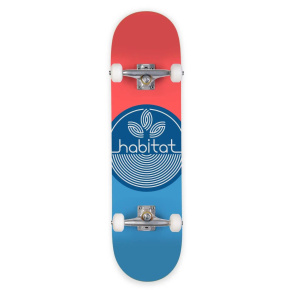 Habitat Leaf Dot Skateboard Komplet (7.75"|Blau)