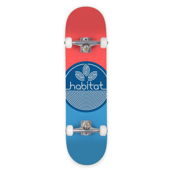 Habitat Leaf Dot Skateboard Komplet (7.75"|Blau)