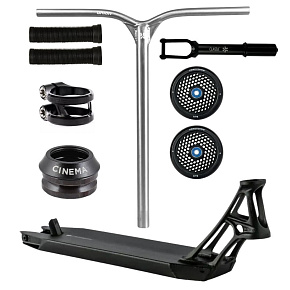 Stunt-Scooter Custom Ethic × Union Park – 460 × 130 mm / 110 × 24 mm / IHC – schwarz