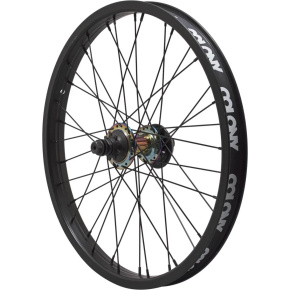 Colony Pintour 20" Female Kassette BMX Hinterrad (Schwarz/Regenbogen|Linkslauf)