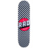 RAD Checker Skateboard Deck (8"|Schwarz/Weiß)