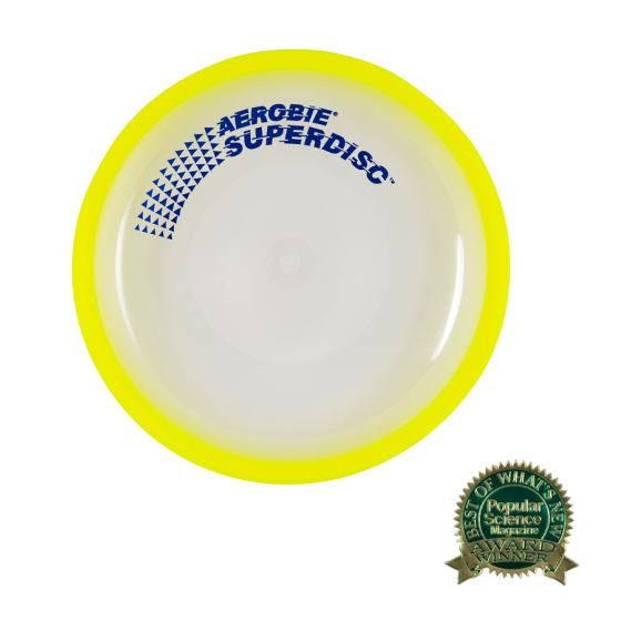 Fliegende Untertasse Aerobie SUPERDISC gelb