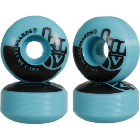 Wahl.1 Nr.1 99A Skateboardrollen 4er-Pack (54mm|Türkis) Wahl.1 Nr.1 99A Skateboardrollen 4er-Pack (54mm|Türkis)