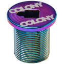 Colony BMX Gabel Top Cap Schraube (Rainbow Anodise|M25)