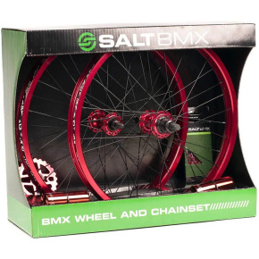Salt Valon BMX Rad/Kettensatz (Rot)