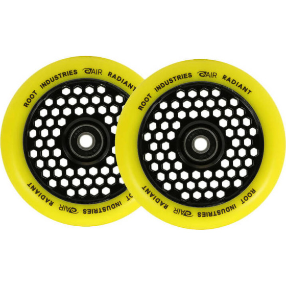 Root Industries Honeycore Radiant 110mm Rollen 2er Set gelb