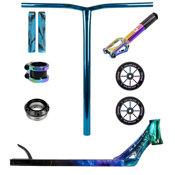 Freestyle-Scooter Custom Ethic × Divine Erawan Blue Iridium