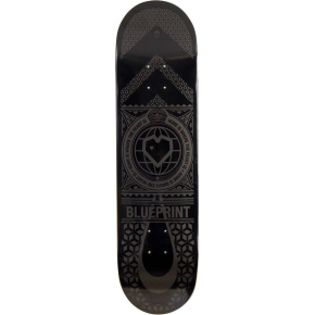 Blueprint Home Heart Skateboard Deck (8.25"|Schwarz/Grau) Blueprint Home Heart Skateboard Deck (8.25"|Schwarz/Grau)