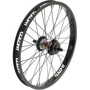 Colony Pintour 20" Herren Freecoaster BMX Hinterrad (Schwarz/Regenbogen|Rechtsantrieb)